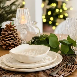 CERAMIC Aurora Rectangular Platter (Dusty White)