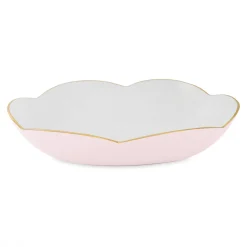 ENCANTO Amelia Extra Large Oval Bowl Camellia and White
