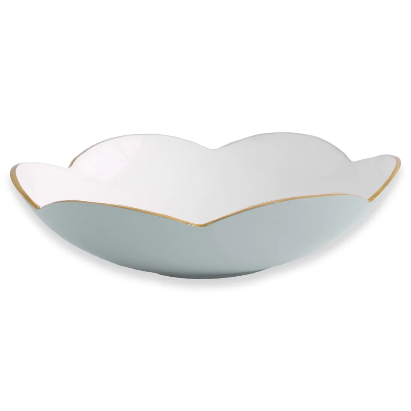 ENCANTO Amelia Medium Bowl Slate and White