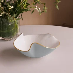 ENCANTO Aries Medium Bowl Slate and White