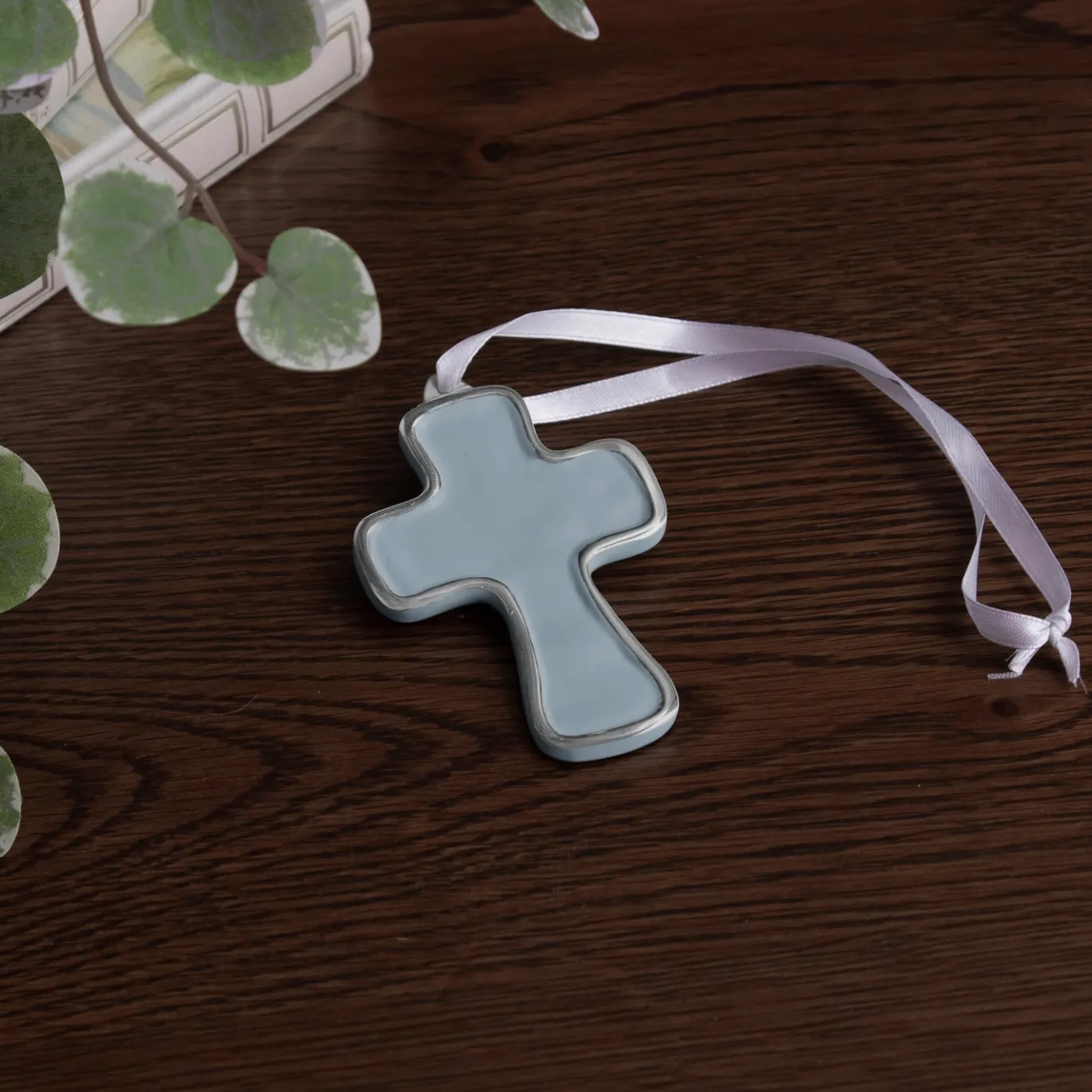 ENCANTO Athens Cross Ornament (Slate)