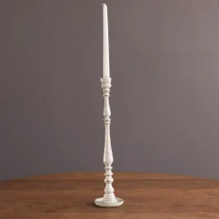 ENCANTO Crosby Medium Candlestick Holder (Cream)