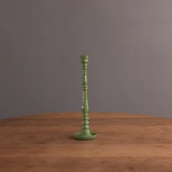 ENCANTO Crosby Small Candlestick Holder (Leaf Green)