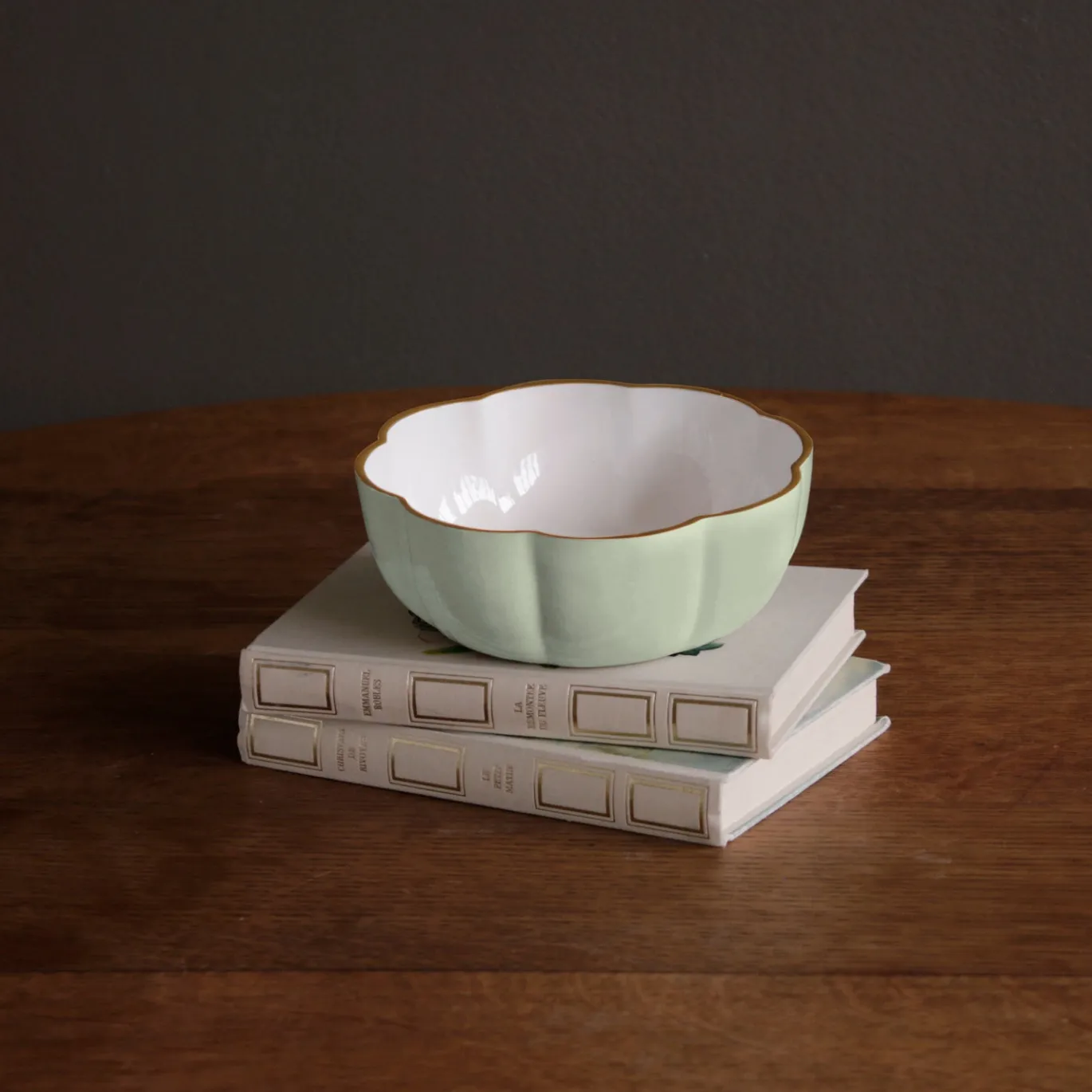 ENCANTO Devon Mini Bowl (Pistachio and White)