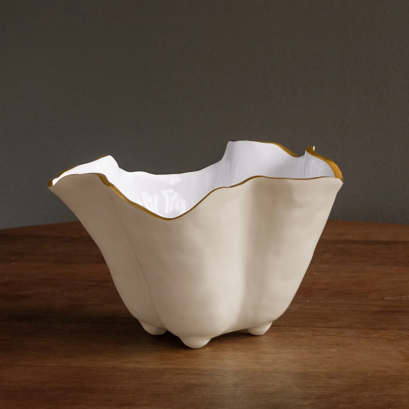ENCANTO Onyx Ice Bucket (Cream and White)