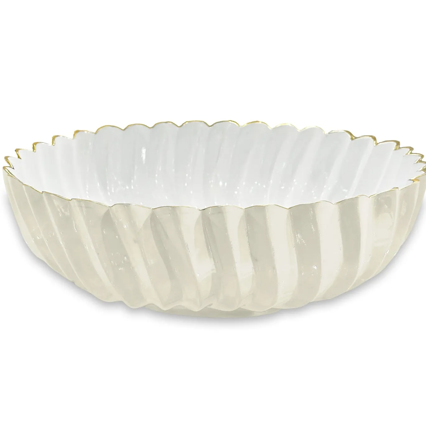 ENCANTO Orlando Large Bowl (Cream and White)