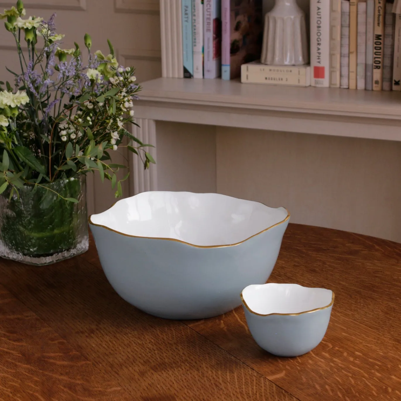 ENCANTO Osaka Small Bowl Slate & White