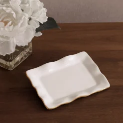ENCANTO Vento Small Rectangular Tray (Cream)