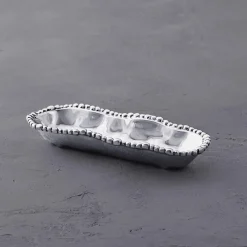 GIFTABLES Organic Pearl Cracker Tray