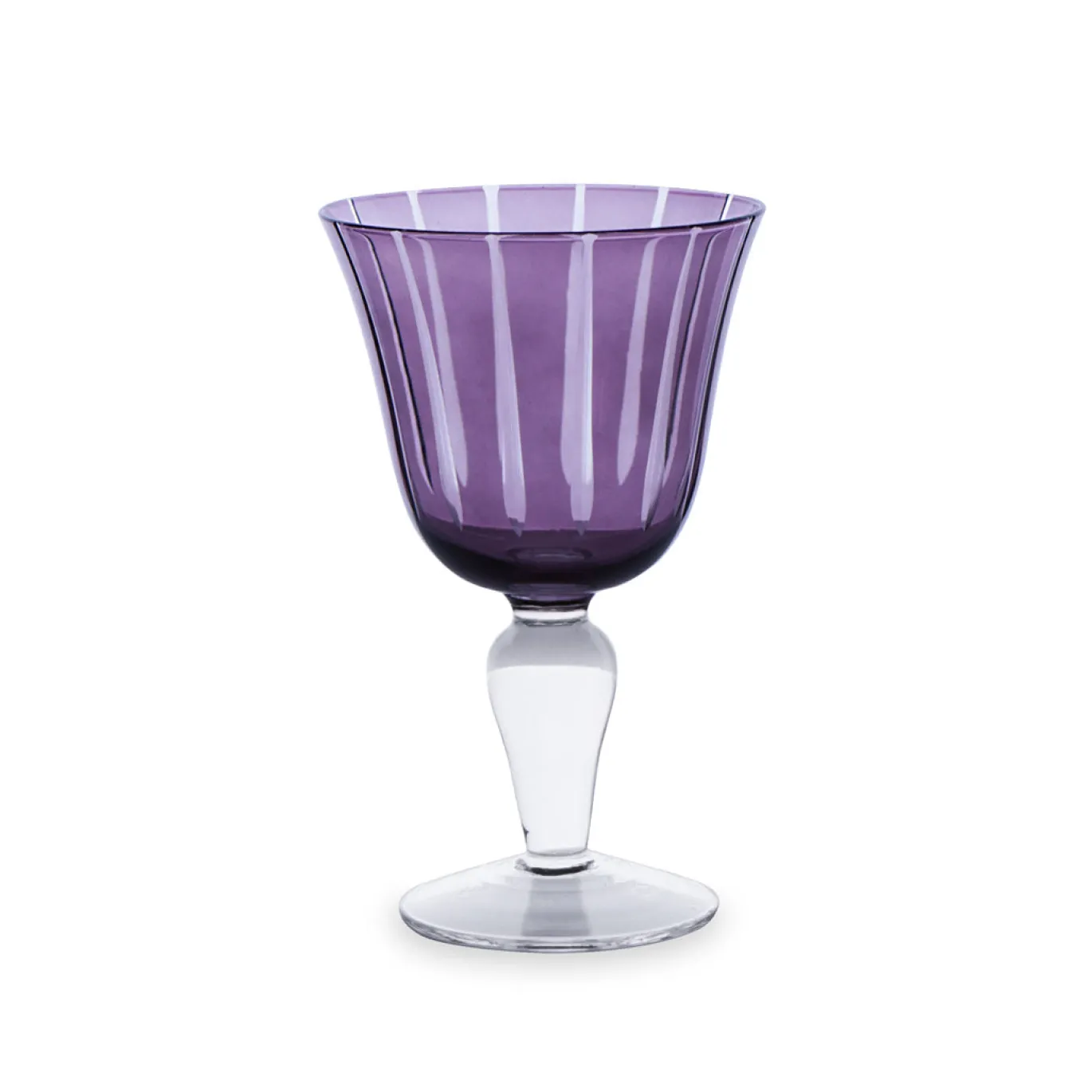 GLASS Carved Wine Set of 6 (Multi)