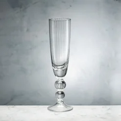 GLASS Venice Champagne Flute Set of 4 (Clear)