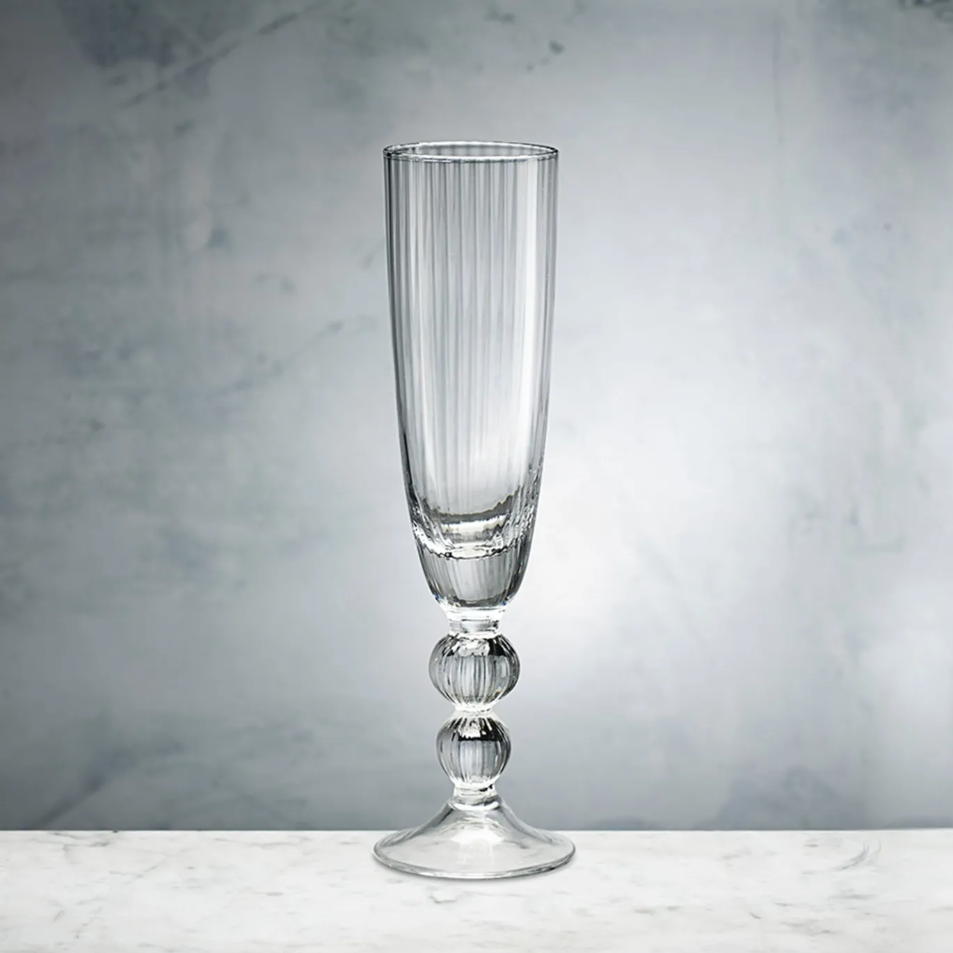 GLASS Venice Champagne Flute Set of 4 (Clear)
