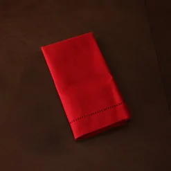LINEN Classics Napkins Set of 4 (Red)