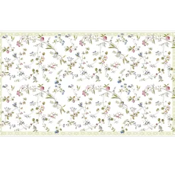 LINEN Gabrielle tablecloth 70 x120 (Floral)
