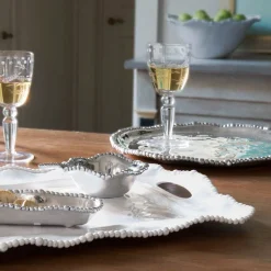 ORGANIC PEARL Nova Round Platter
