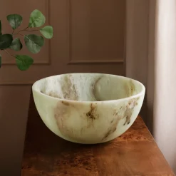 RESIN Giada Large Bowl Jade Swirl