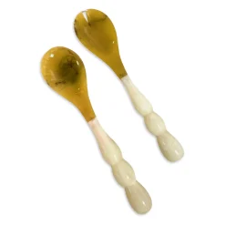 RESIN Rio Bubble Salad Servers (White)