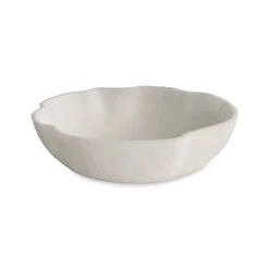 RESIN Sorbet Large Wavy Round Bowl Coconut