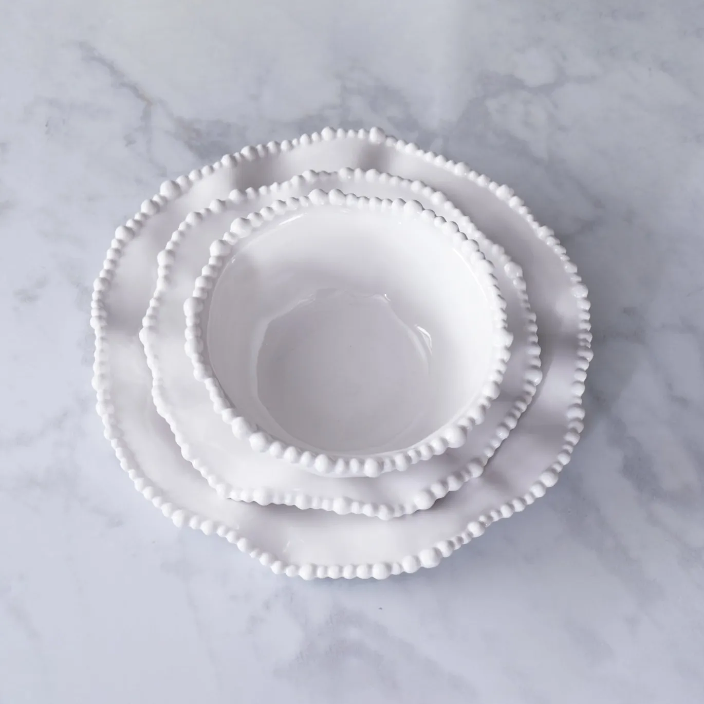 VIDA Alegria 11" Dinner Plate Set of 4 (White)
