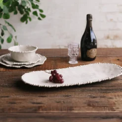 VIDA Alegria Large Oval Platter (Sand)