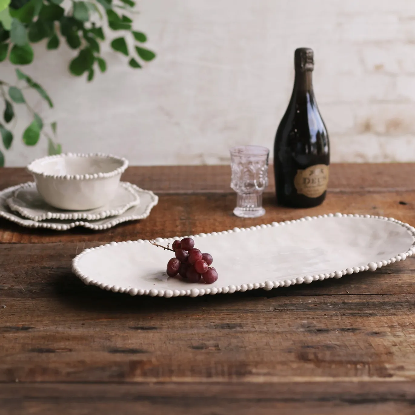 VIDA Alegria Large Oval Platter (Sand)