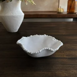 VIDA Alegria Mini Wavy Bowl (White)