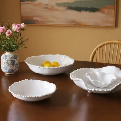 VIDA Alegria Mini Wavy Bowl (White)