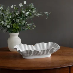 VIDA Bloom Large Rectangle Bowl (White)
