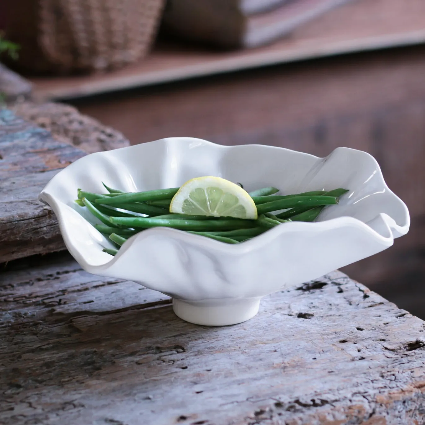 VIDA Bloom Small Bowl (White)