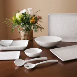 VIDA Croc Small Rectangular Tray (White)