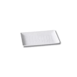 VIDA Croc Small Rectangular Tray (White)