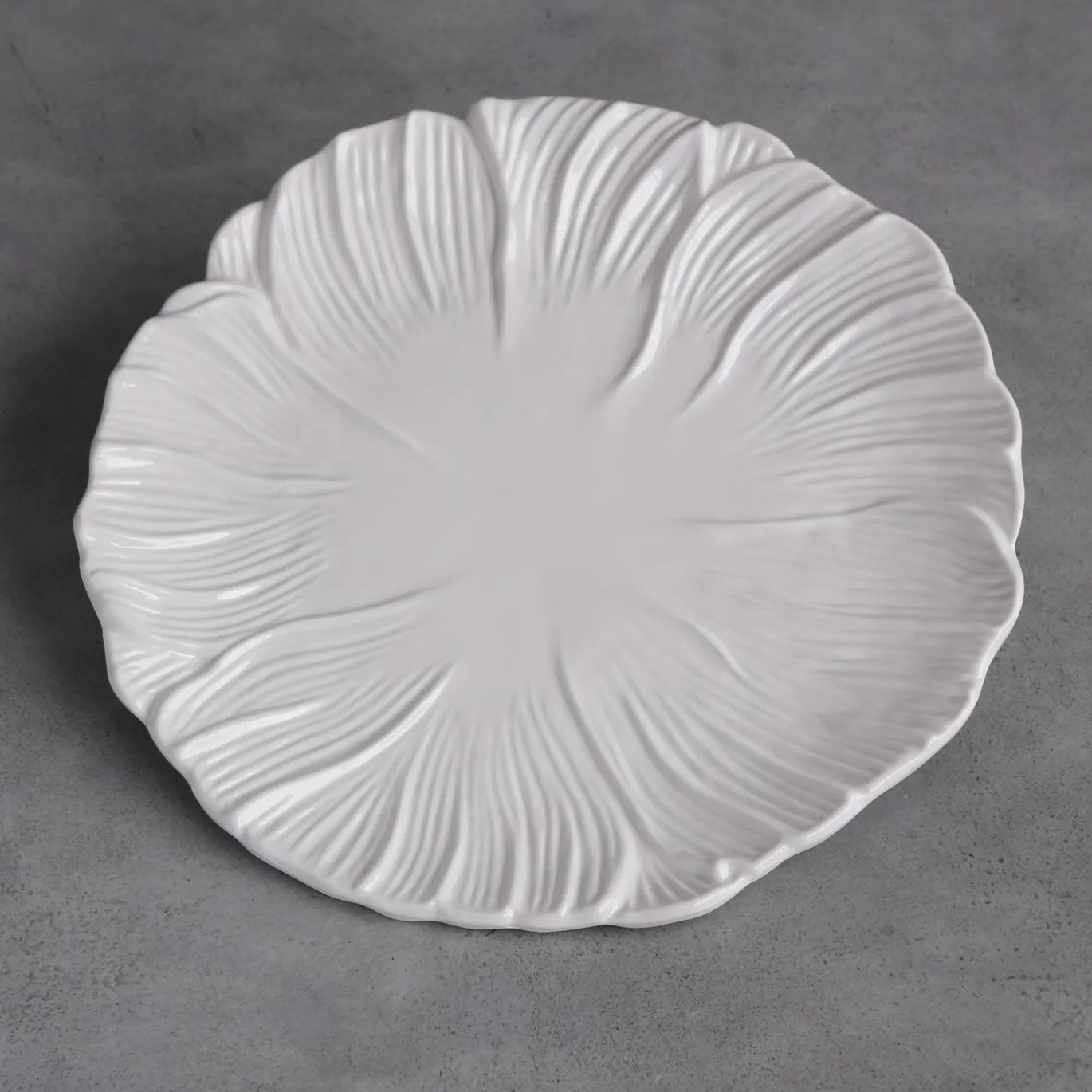 VIDA Lettuce 13" Charger Set of 4 (White)