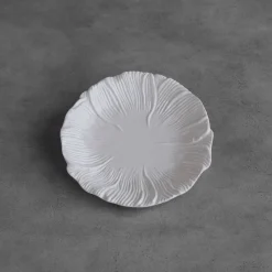 VIDA Lettuce 9" Salad Plate Set of 4 (White)
