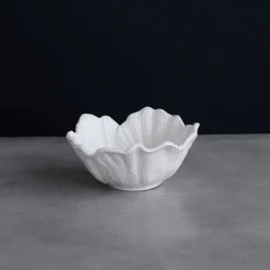 VIDA Lettuce Cereal Bowl Set of 4 (White)