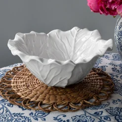 VIDA Lettuce Large Bowl (White)