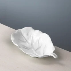 VIDA Lettuce Small Leaf Platter (White)