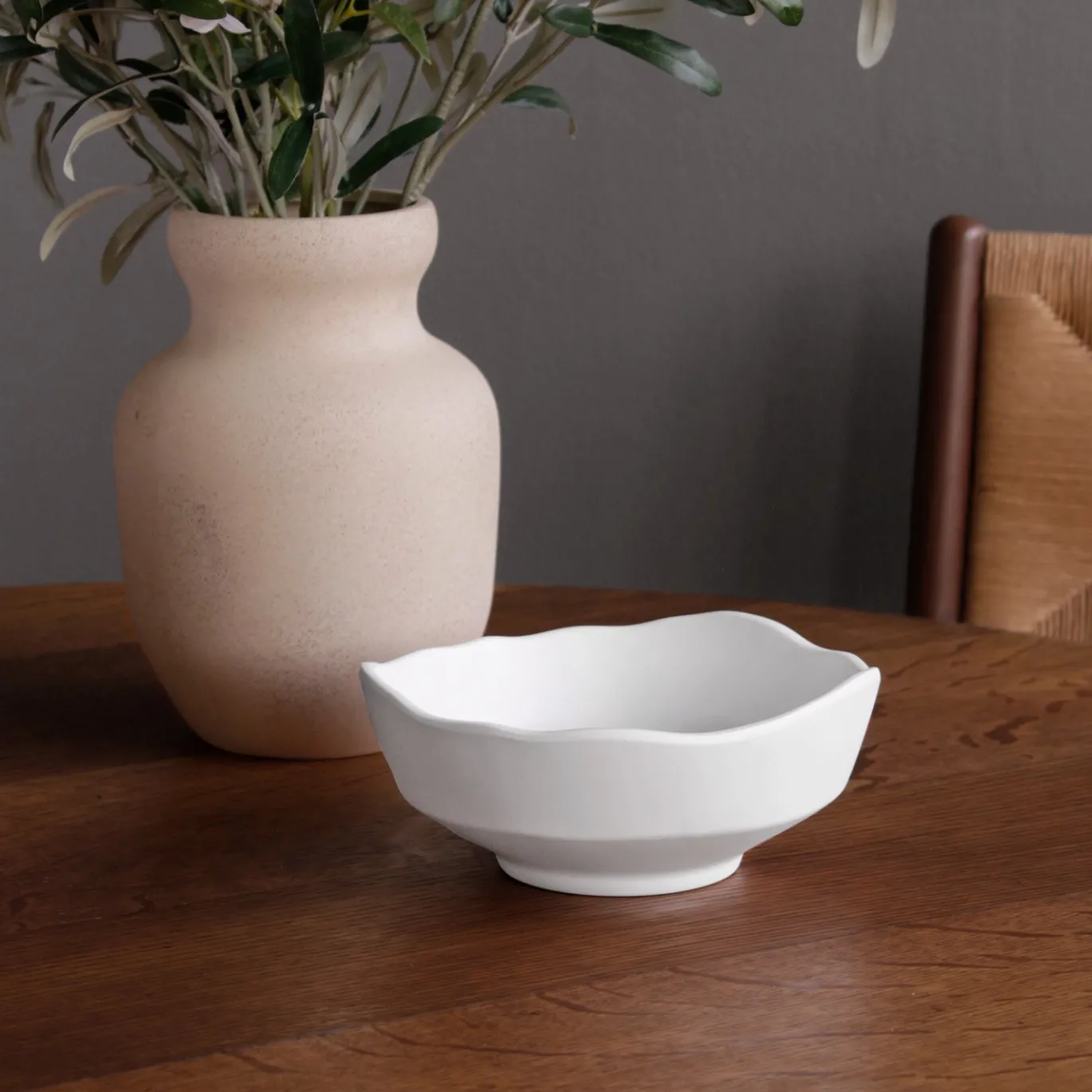VIDA Nube Dakota Small Bowl White