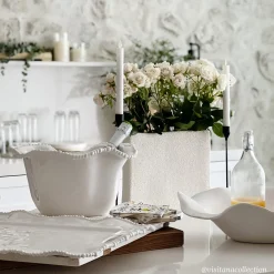 VIDA Nube Extra Large Oval Centerpiece (White)