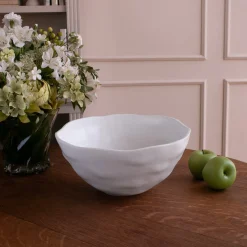 VIDA Nube Large Deep Round Bowl White
