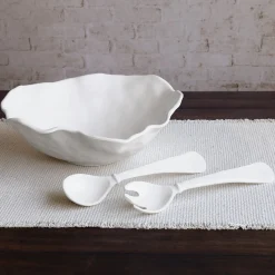 VIDA Nube Large Round Bowl (White)
