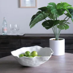 VIDA Nube Large Round Bowl (White)