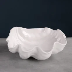 VIDA Ocean Shell Large Bowl (White)
