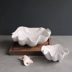 VIDA Ocean Shell Small Bowl (White)