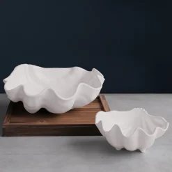 VIDA Ocean Shell Small Bowl (White)