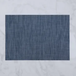 VIDA Rectangular Woven Placemats Set of 4 (Navy)