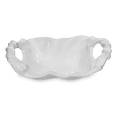 VIDA Sasha Small Bowl with Handles White